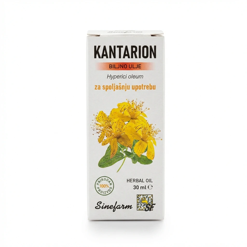 Kantarion za spoljasnju upotrebu 30 ml Sinefarm biotacka prodavnica zdrave hrane