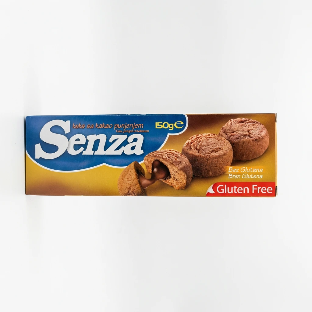 Keks sa kakao punjenjem 150 g Senza biotacka prodavnica zdrave hrane