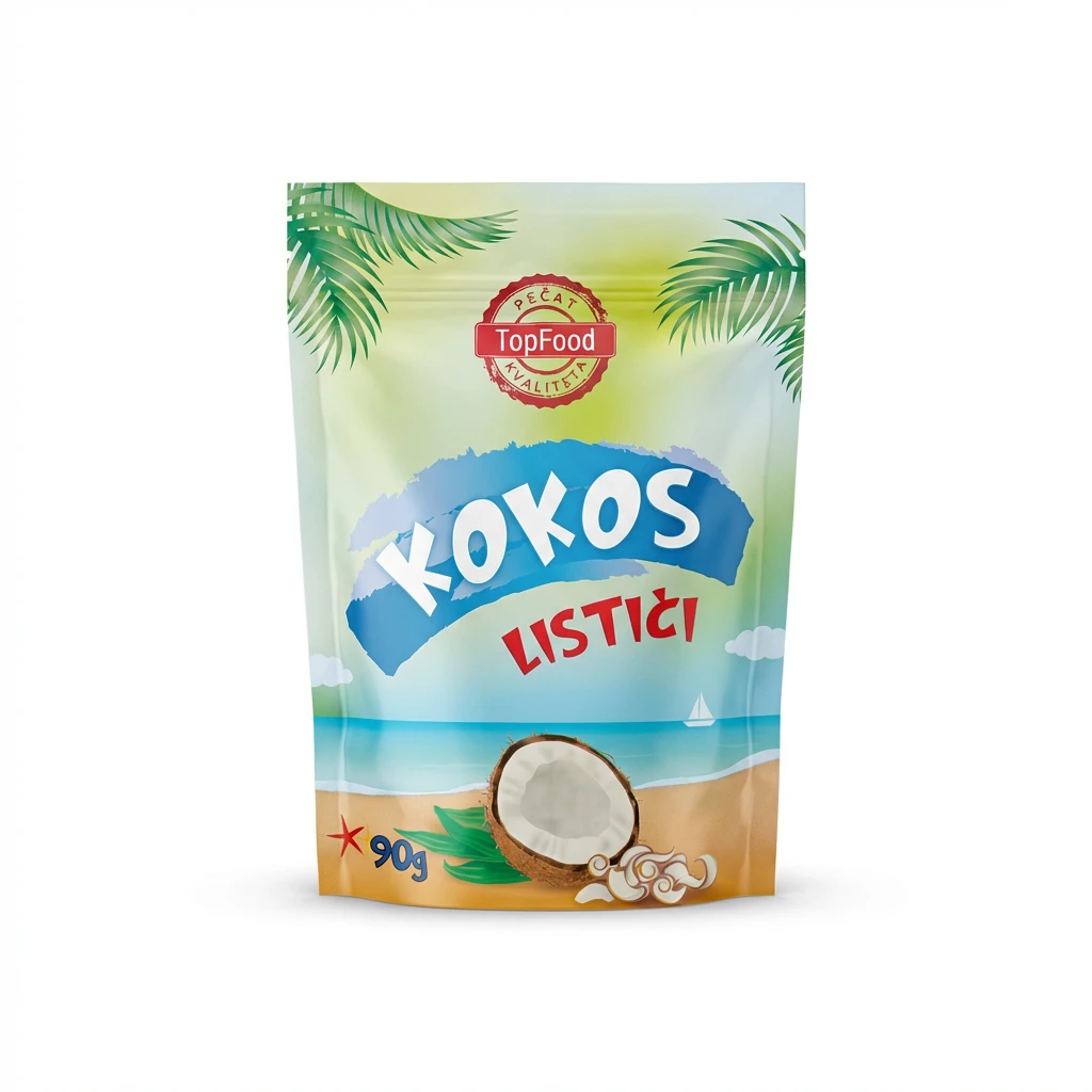 Kokos listići 90 g Topfood biotacka prodavnica zdrave hrane