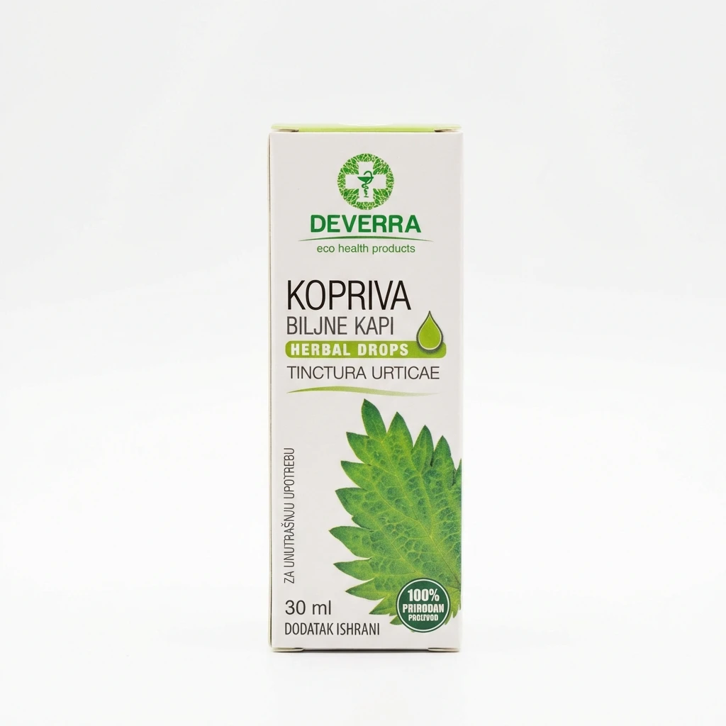 Kopriva kapi 30 ml Deverra biotacka prodavnica zdrave hrane