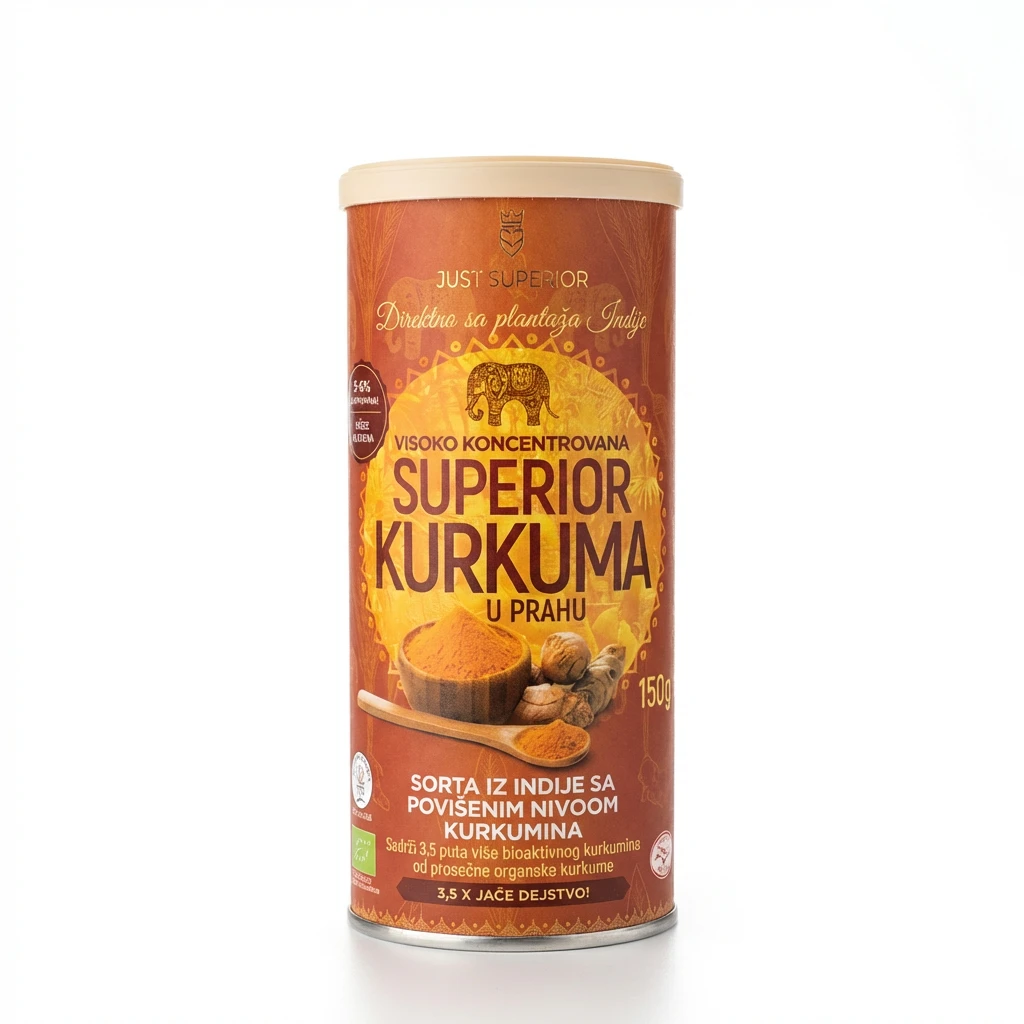 Kurkuma 150 g Just Superior biotacka prodavnica zdrave hrane
