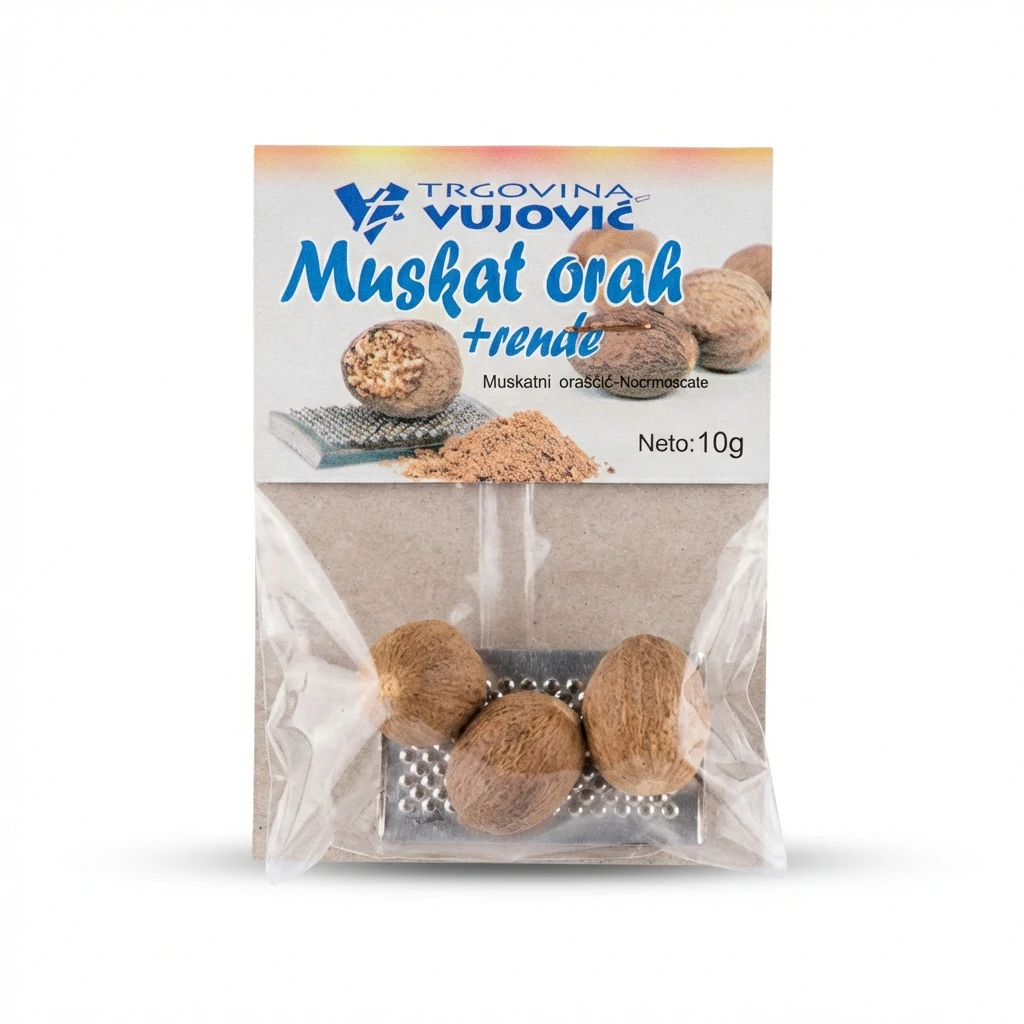 Muskatni orah + rende 10 g biotacka prodavnica zdrave hrane