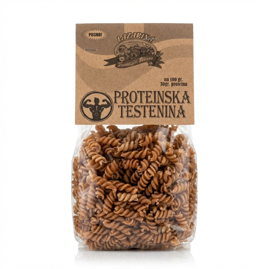 Proteinska testenina 300 g Lazarina biotacka prodavnica zdrave hrane