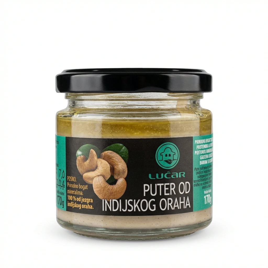 Puter od indijskog oraha 170 g Lučar biotacka prodavnica zdrave hrane