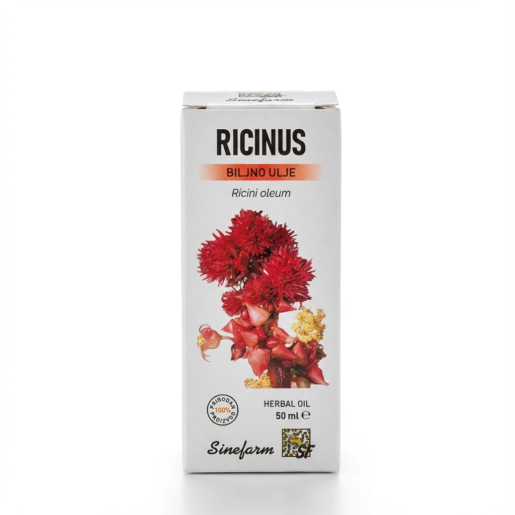 Ricinusovo ulje 50 ml Sinefarm biotacka prodavnica zdrave hrane