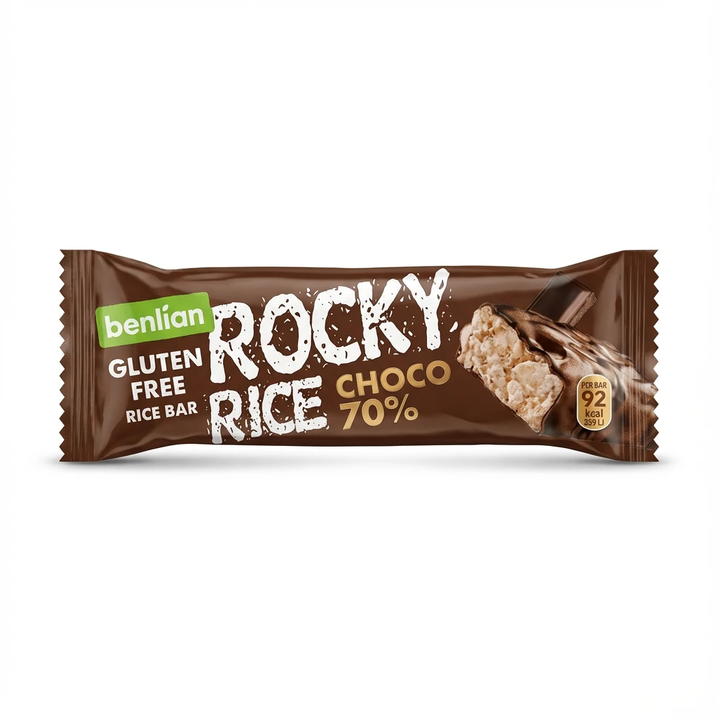Rocky rice choco 18 g Benlian biotacka prodavnica zdrave hrane