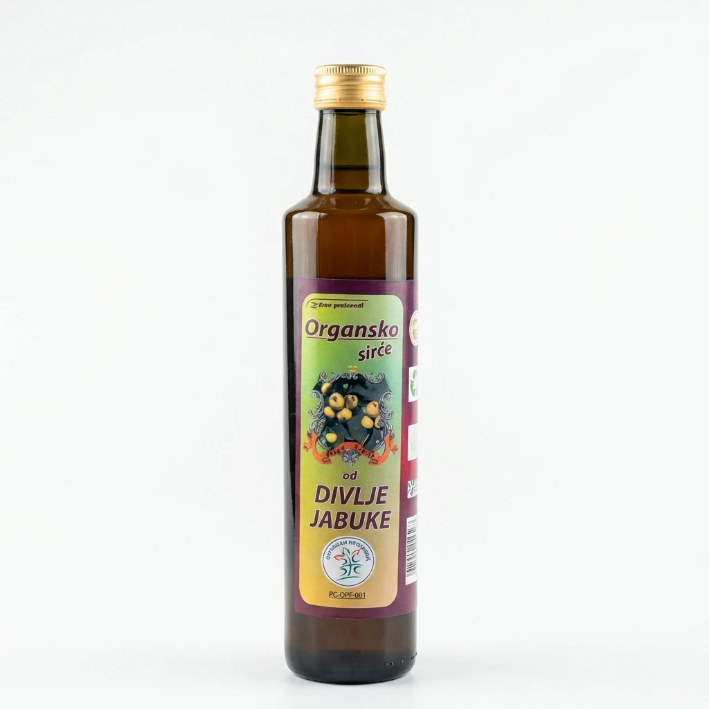Sirće od divlje jabuke 500 ml Rašević biotacka prodavnica zdrave hrane