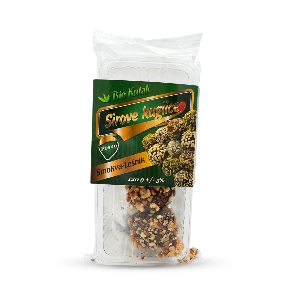 Sirove kuglice smokva-lešnik 120 g Bio Kutak biotacka prodavnica zdrave hrane
