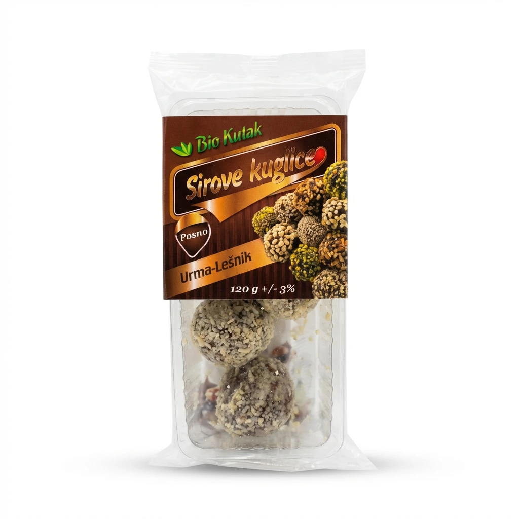 Sirove kuglice urma-lešnik 120 g Bio Kutak biotacka prodavnica zdrave hrane