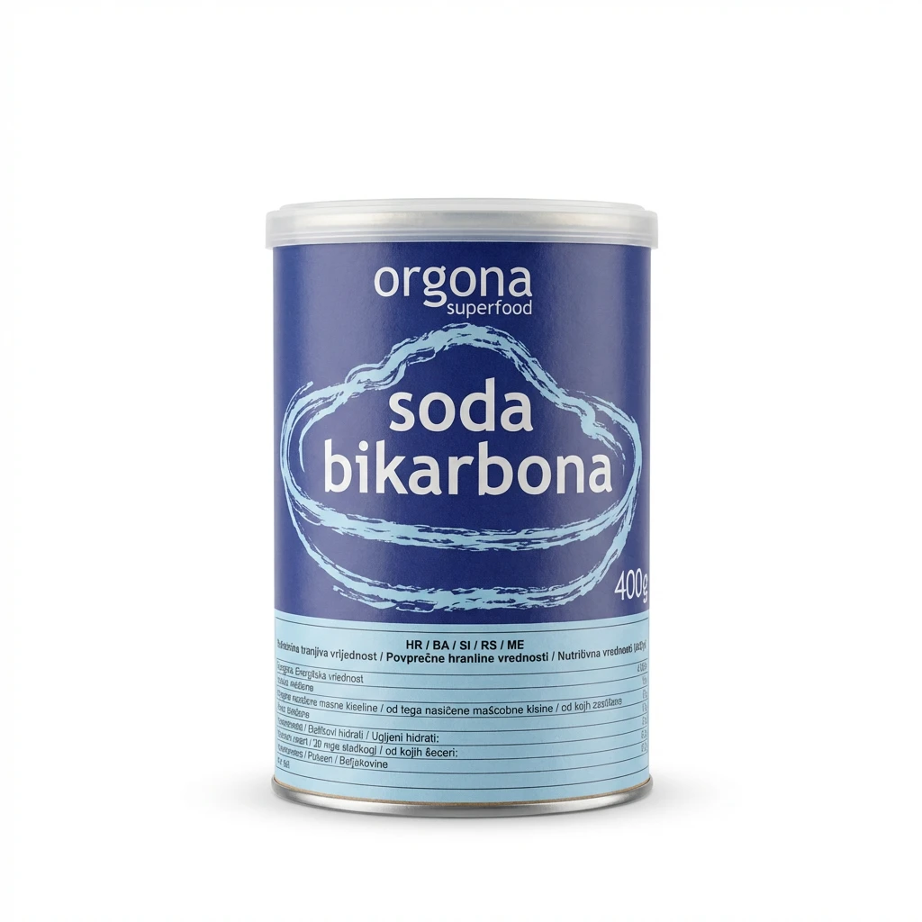 Soda bikarbona bez aluminijuma 400 g Orgona biotacka prodavnica zdrave hrane