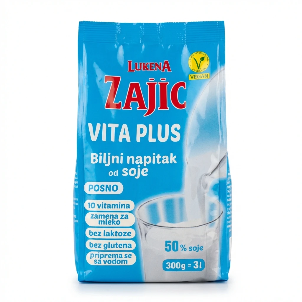 Sojin napitak (mleko) u prahu sa vitaminima 300 g Zajic biotacka prodavnica zdrave hrane