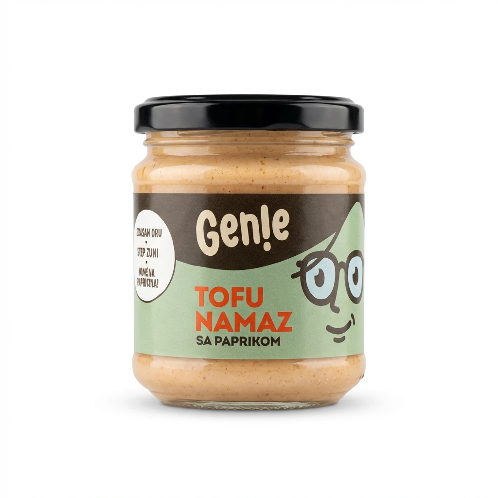 Tofu namaz sa paprikom 170 g Genie biotacka prodavnica zdrave hrane