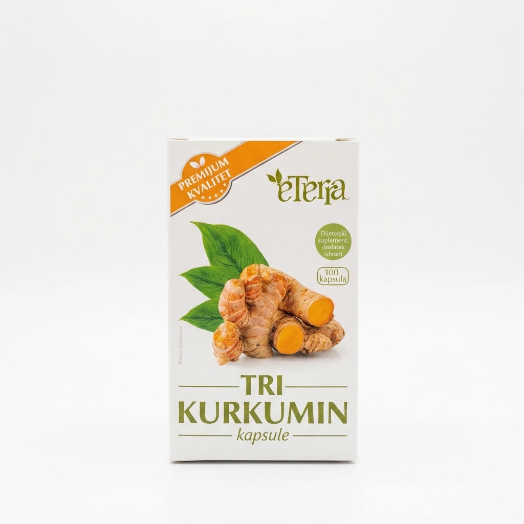 Tri kurkumin kapsule Eterra biotacka prodavnica zdrave hrane