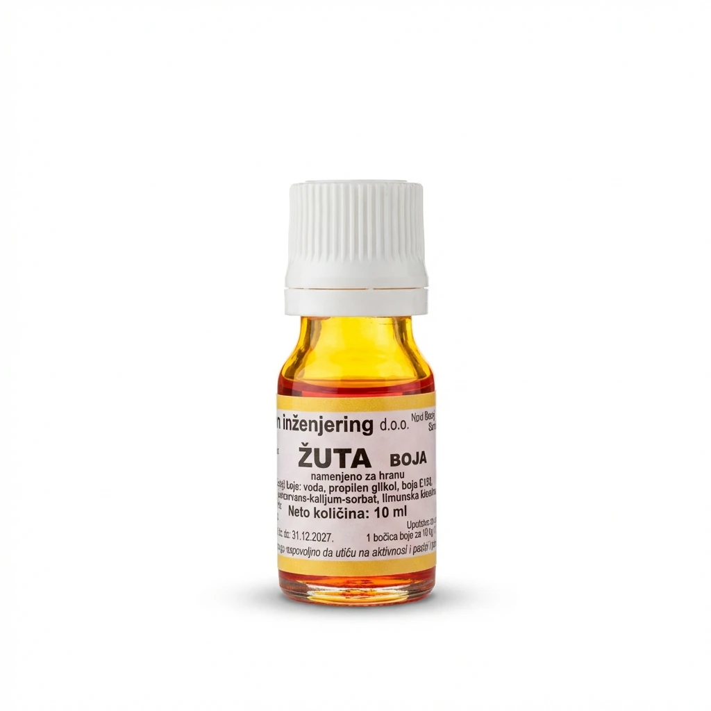 Žuta boja 10 ml biotacka prodavnica zdrave hrane