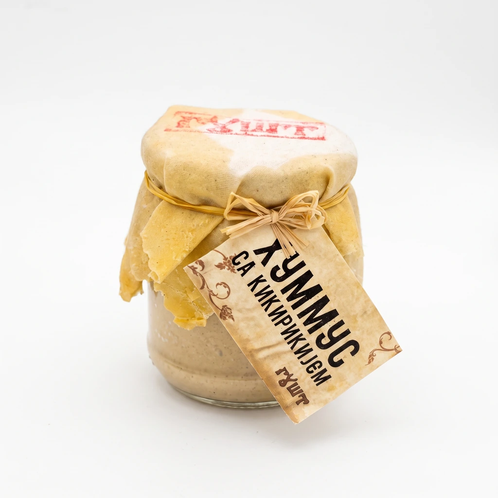 Humus sa kikirikijem 180 g Gušt biotacka prodavnica zdrave hrane