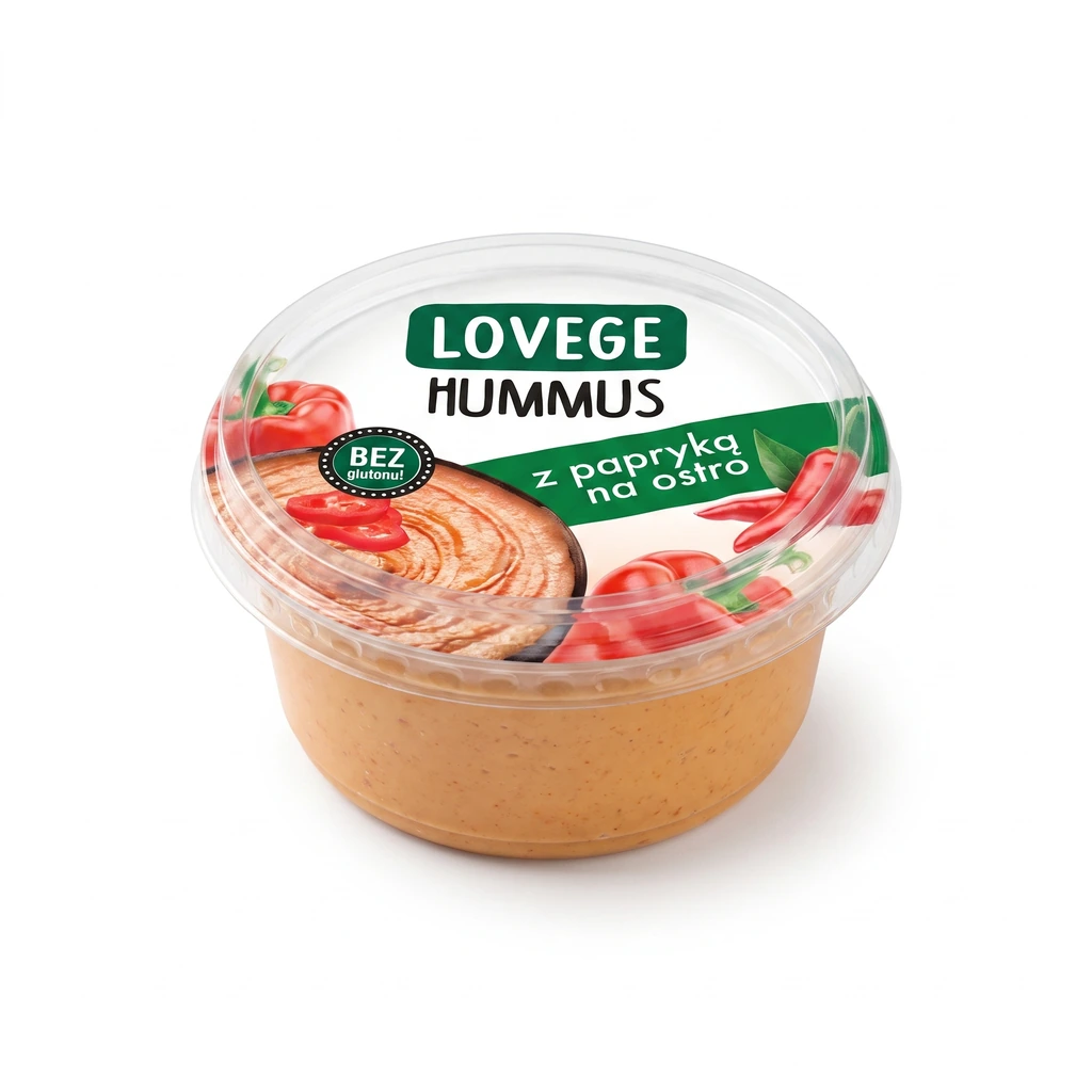 Humus sa paprikom 115 g LOVEGE biotacka prodavnica zdrave hrane