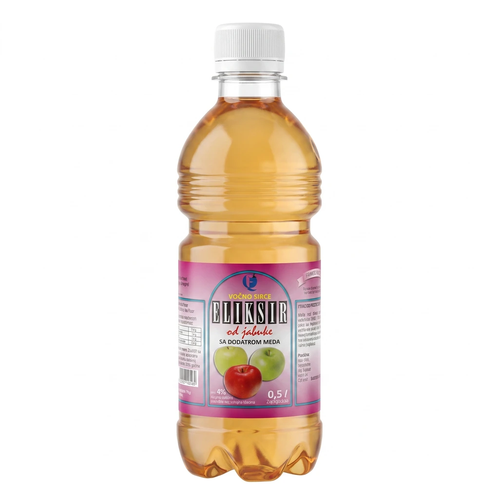 Jabukovo sirće sa medom 500 ml Eko Farm biotacka prodavnica zdrave hrane