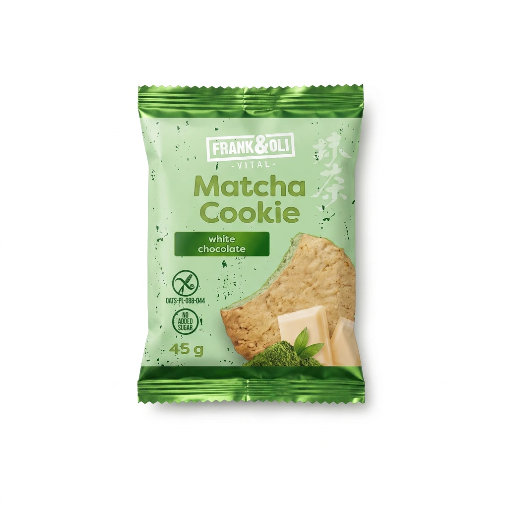 Matcha cookie 45 g Frank&Oli biotacka prodavnica zdrave hrane