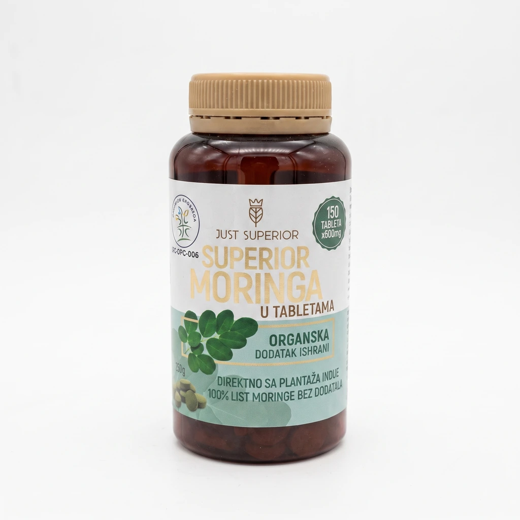 Moringa 150 tableta Just Superior_ biotacka prodavnica zdrave hrane