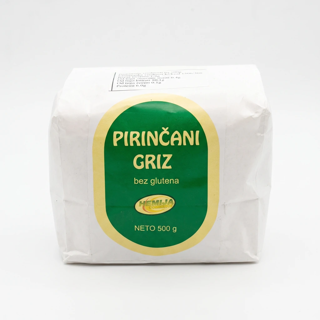 Pirinčani griz 500 g Hemija biotacka prodavnica zdrave hrane