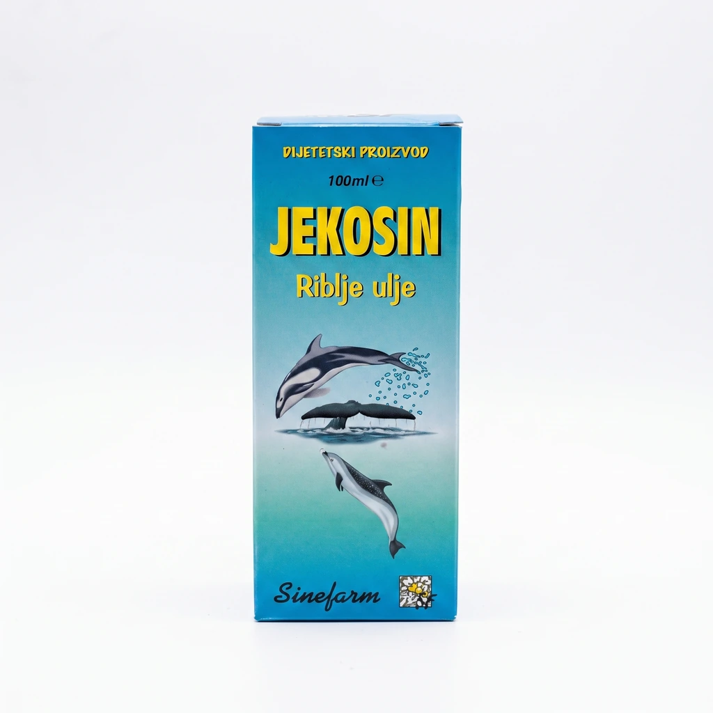 Riblje ulje jekosin 100 ml Sinefarm biotacka prodavnica zdrave hrane