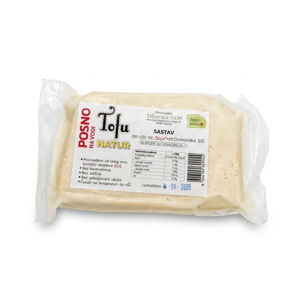 Tofu sirovi 250 g Uljarica biotacka prodavnica zdrave hrane